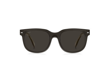 Hugo Boss BOSS 1444/CS-1 009Q 00 Brown/Clear Lenses with Grey Clip-On