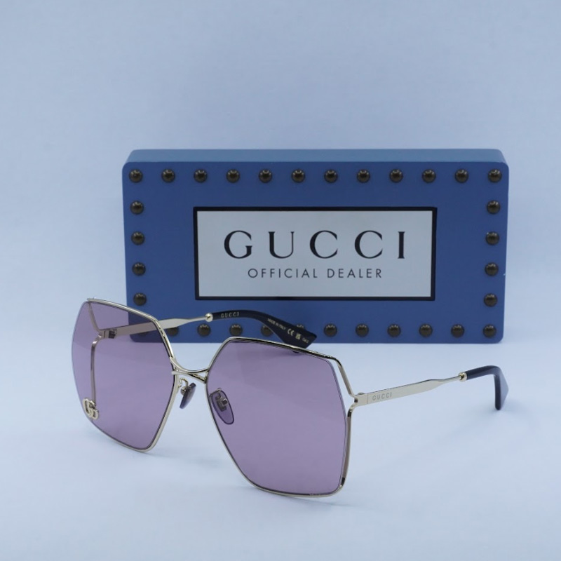 Gucci GG0817S Geometric Sunglasses