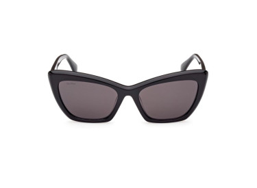 Max Mara MM0063 01A Shiny Black/Smoke