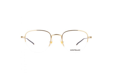 Montblanc MB0129O 002 Gold 49mm