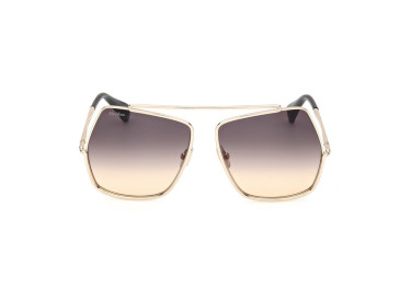 Max Mara MM0102 32B Gold/Smoke Gradient