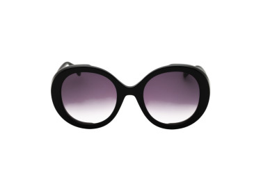 Max Mara MM0074 01B Shiny Black/Smoke Gradient