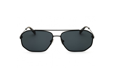 Salvatore Ferragamo SF303SLN 001 Shiny Black/Black Leather/Dark Grey