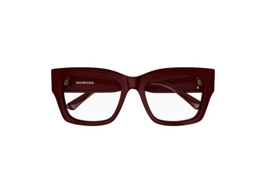 Balenciaga BB0325O 004 Burgundy 52mm