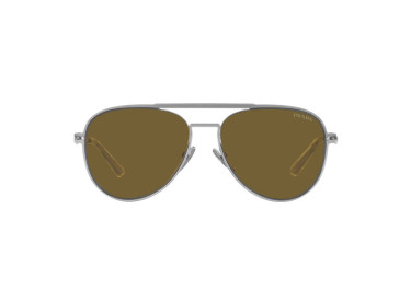 Prada PR54ZS 16F01T Matte Gunmetal  / Dark Brown