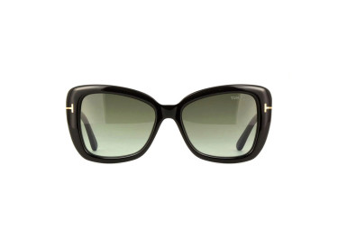 Tom Ford FT1008 01B Shiny Black/Smoke Gradient