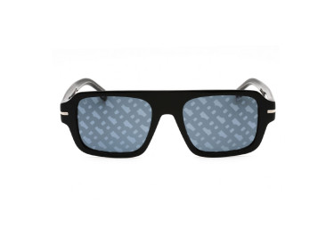 Hugo Boss BOSS 1595/S 0807 MD Black/Silver Gray Decor