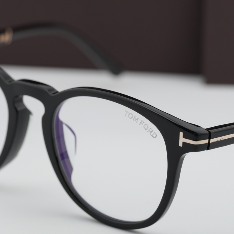 Tom Ford FT5891-F-B Round Eyeglasses