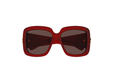 Gucci GG1402S 003 Transparent Burgundy/Brown