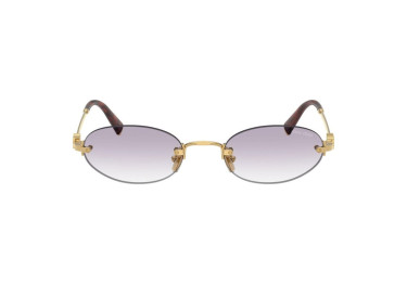 Miu Miu MUA54S 5AK04O Gold/Clear Gradient Dark Grey