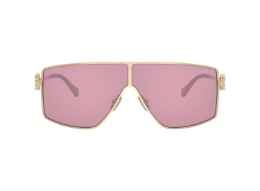 Miu Miu MU51ZS ZVN50D Pale Gold/Dark Pink Mirror Internal Silver