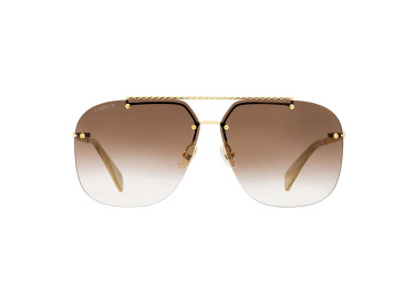 Lanvin LNV108S 740 Gold / Gradient Brown