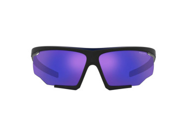 Prada Sport PS07YS 13K05U Matte Blue/Black Rubber/Dark Blue Mirror Violet Tuning