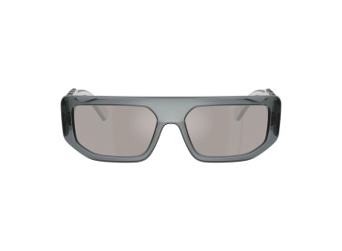 Dolce & Gabbana DG6203 32556G Transparent Dark Grey/Light Grey Mirror Black