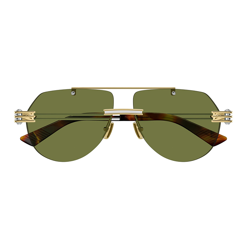 Bottega Veneta BV1342S Aviator Sunglasses