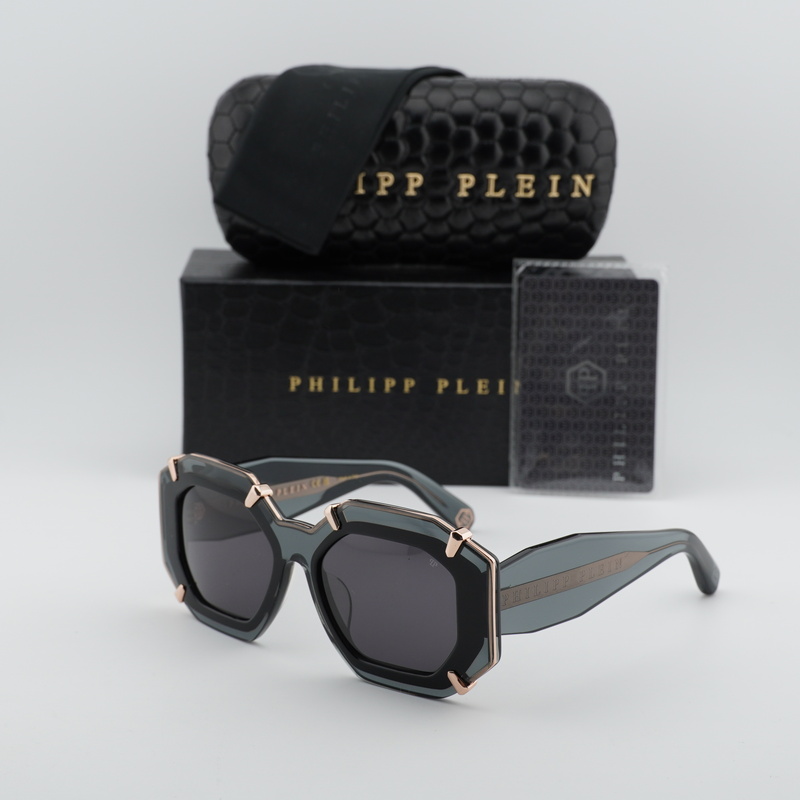 Philipp Plein SPP098V Geometric Sunglasses
