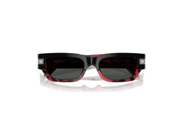 Versace VE4465 545787 Top Black/Red Havana/Dark Grey