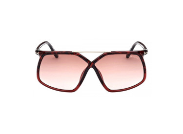 Tom Ford FT1038 56Z Burgundy Havana/Rose Gold/Gradient Brown