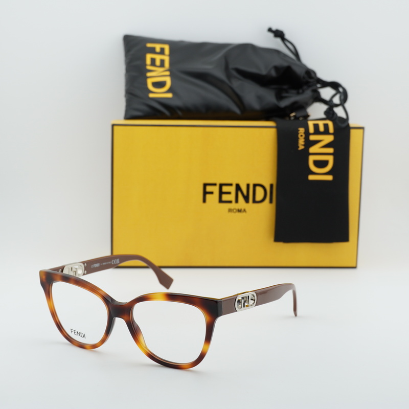 Fendi FE50093I Square Eyeglasses