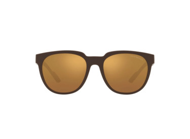 Emporio Armani EA4205 52606H Matte Brown/Gold Brown Mirror