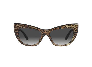 Dolce & Gabbana DG4417 31638G Black Leopard/Grey Gradient