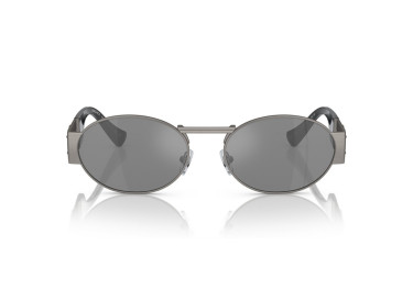 Versace VE2264 10016G Matte Gunmetal/Gray Mirrored Silver