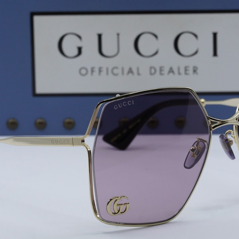 Gucci GG0817S Geometric Sunglasses