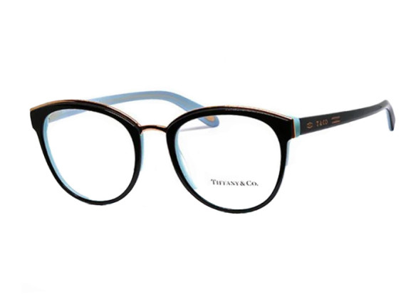 Tiffany & Co. TF2162 8055 Black on Tiffany Blue 53mm