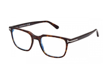 Tom Ford FT5818-B 052 Dark Havana/Blue Block 53mm