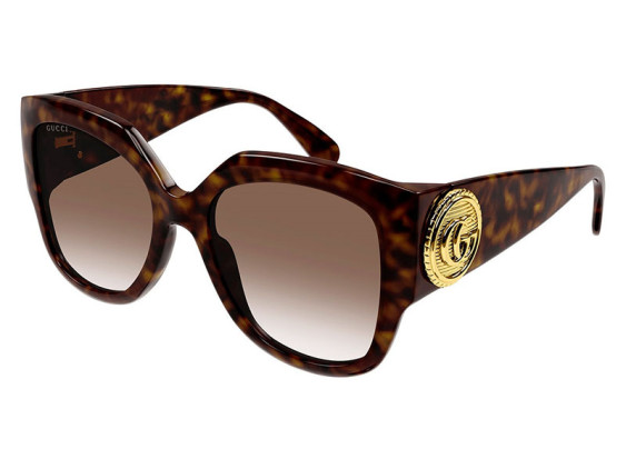 Gucci GG1407S 003 Dark Havana/Brown Gradient