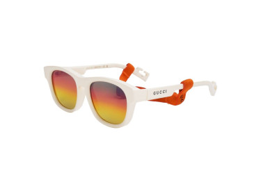 Gucci GG1238S 003 Ivory/Brown Multilayer Rainbow