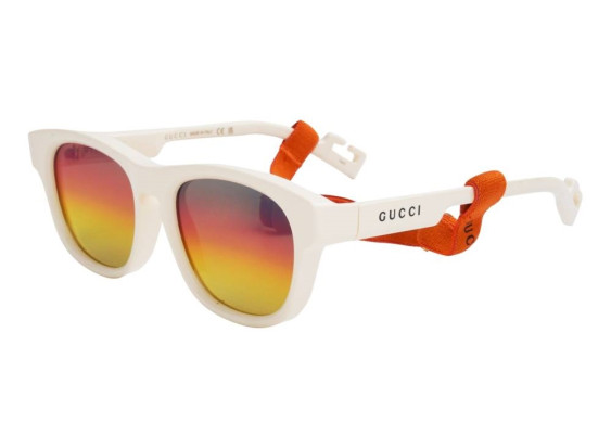 Gucci GG1238S 003 Ivory/Brown Multilayer Rainbow