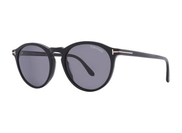 Tom Ford FT0904-F 01A Shiny Black/Smoke