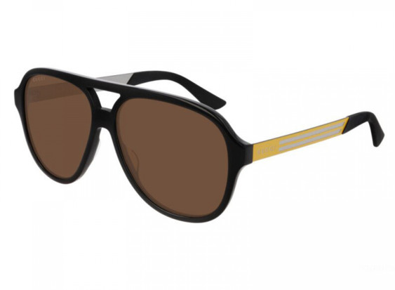 Gucci GG0688S 005 Black/Brown