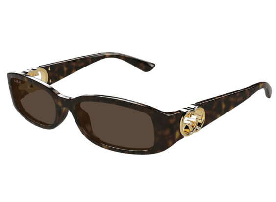 Gucci GG1661S 002 Dark Havana/Brown