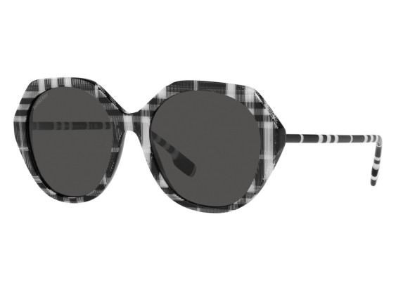 Burberry BE4375 400487 Check White/Black/Dark Grey