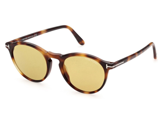 Tom Ford FT0904 53E Medium Blonde Havana/Yellow 52mm