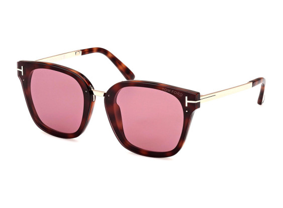 Tom Ford FT1014 52Y Shiny Dark Havana/Pink