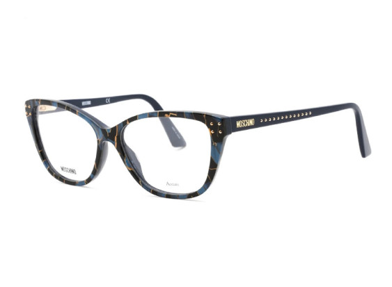 Moschino MOS583 0EDC 00 Black Blue Havana 54mm