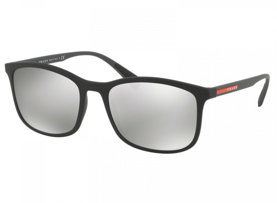 Prada Sport PS01TSF DG02B0 Black/Light Grey Mirror Silver