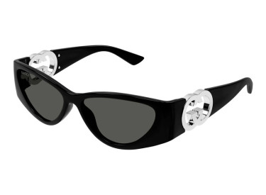 Gucci GG1824S 001 Shiny Black/Grey