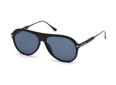 Tom Ford FT0624 02D Matte Black/Polarized Blue
