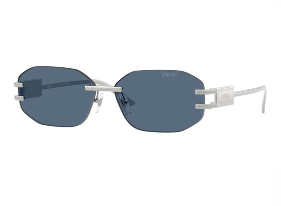 Versace VE2274 100080 Silver/Dark Blue