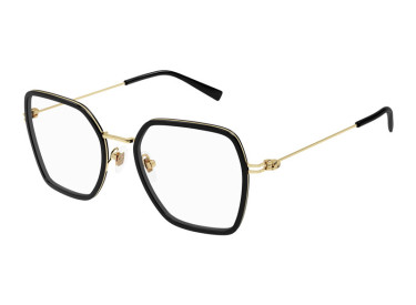 Gucci GG1850O 001 Black/Gold 51mm