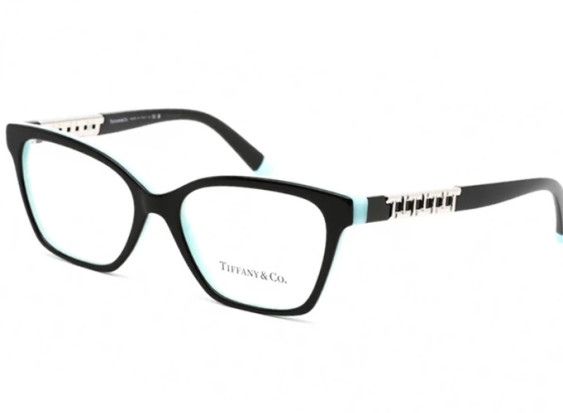 Tiffany & Co. TF2228 8055 Black on Tiffany Blue 52mm