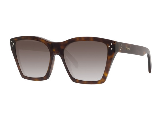 Celine CL40090F 52F Dark Havana/Gradient Brown 56mm