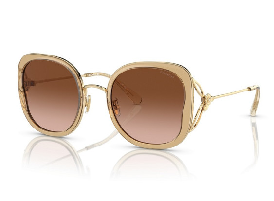 Coach HC7153B 57363B Transparent Fawn/Brown Gradient
