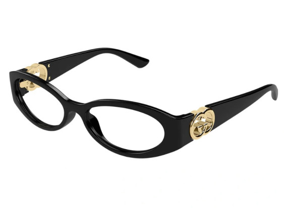 Gucci GG1693O 001 Black with Gold 52mm