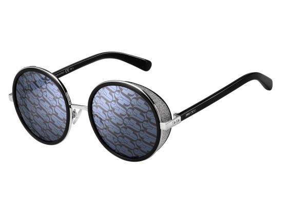 Jimmy Choo Andie/N/S 0BSC MD Black Silver / Silver Grey