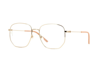 Gucci GG0396S 001 Gold/Transparent